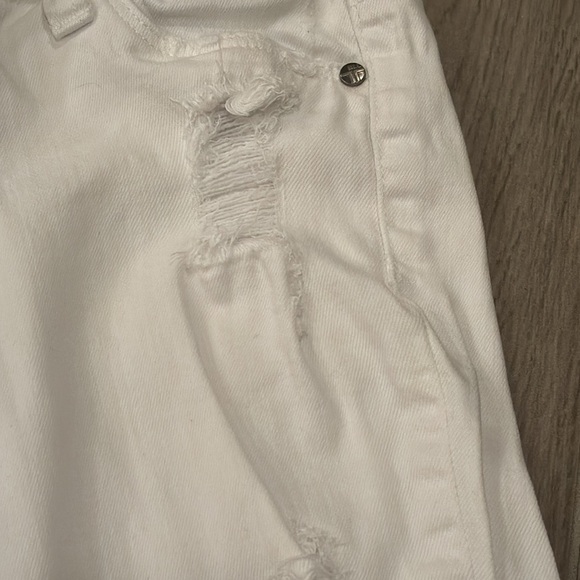 Tractr Blu Girls White Ripped Skinny Jeans Size 26 - Picture 8 of 8